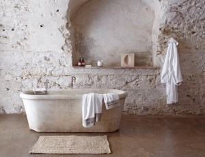 A Wabi Sabi Bath Tub by Ancient Surfaces