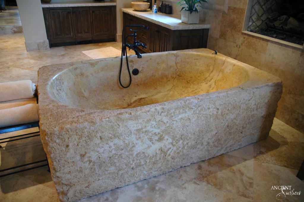 Antique Hand Carved Stone Bathtub
Antique Limestone foundation block
Master Bath Design
Meditative Bathroom Environment
Ancient Surfaces
Vintage reclaimed stone tub
Custom carved tubs